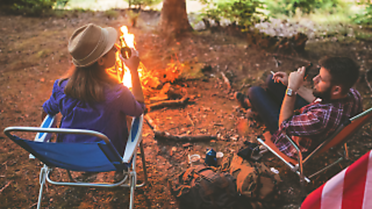 Camp under the stars