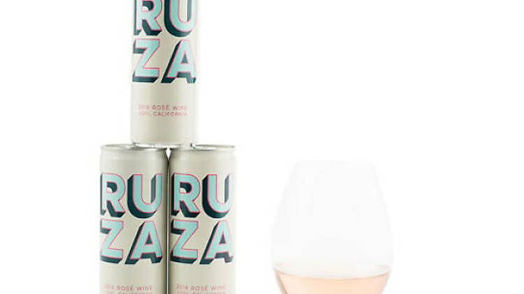 Portable cans of rosé to bring with you when you tan