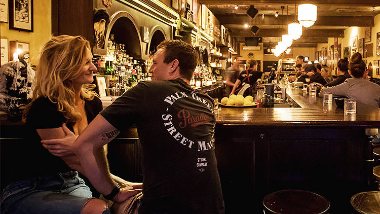 Couple on date at Earls Juke Joint