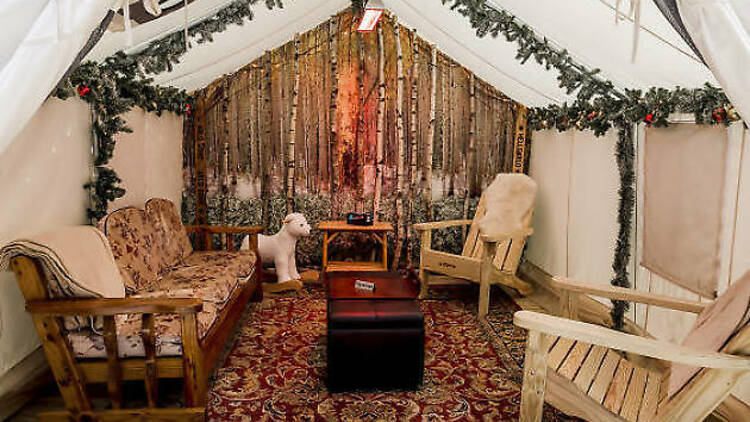 Get romantic in a tent 