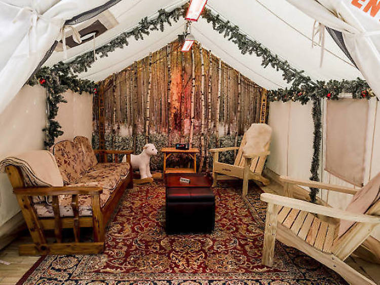 Get romantic in a tent 