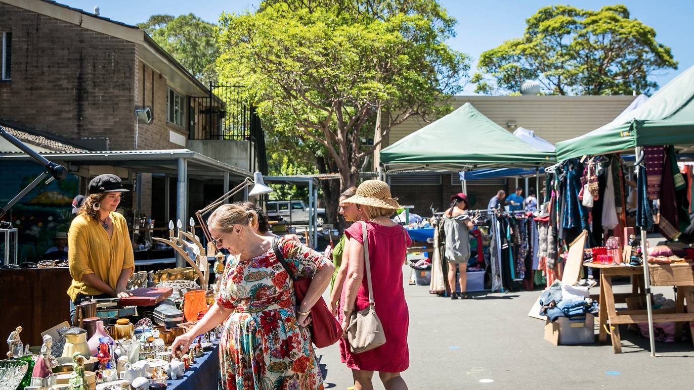Rozelle Markets is a good place for antique finds in Sydney