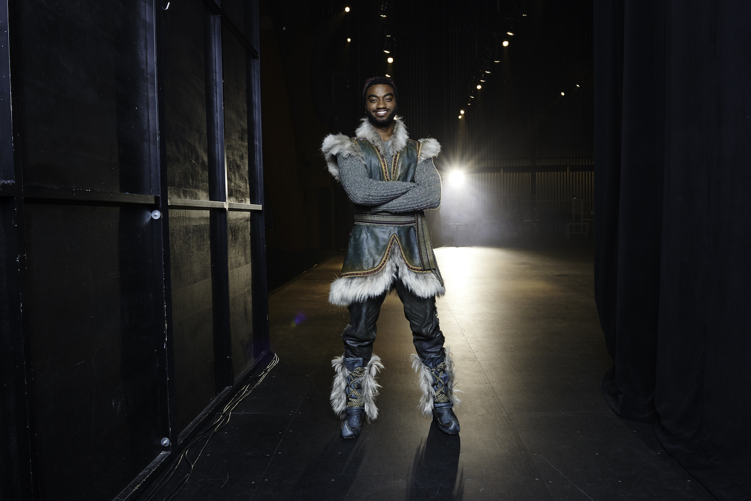 Frozen - John Riddle as Hans in Frozen on Broadway, Photo by Andrew Eccles