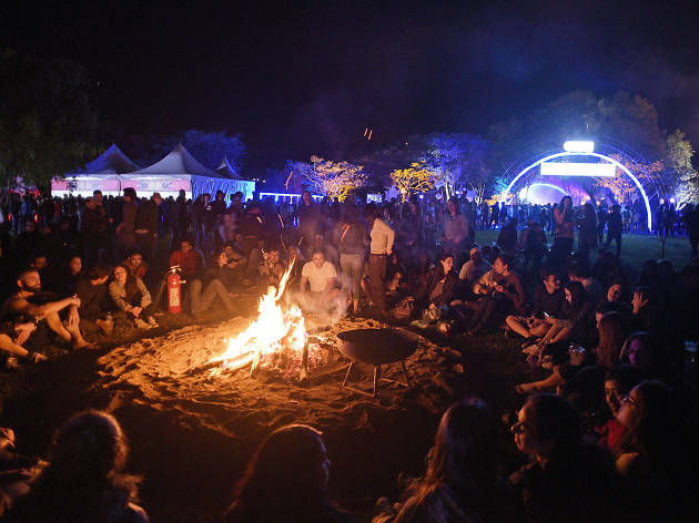 Carnaval de Bahidorá Fogata en el Carnaval de Bahidorá