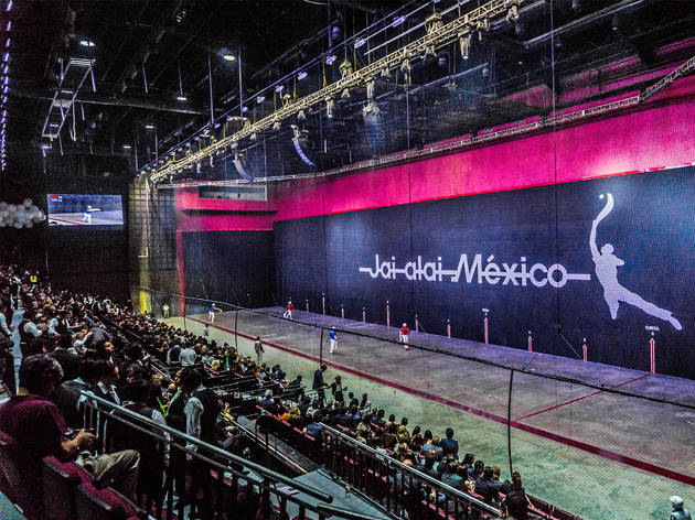 Torneo de jai alai en el Frontón México Torneo de jai alai en el Frontón México