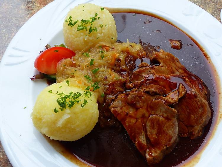 Sauerbraten and senfrostbraten