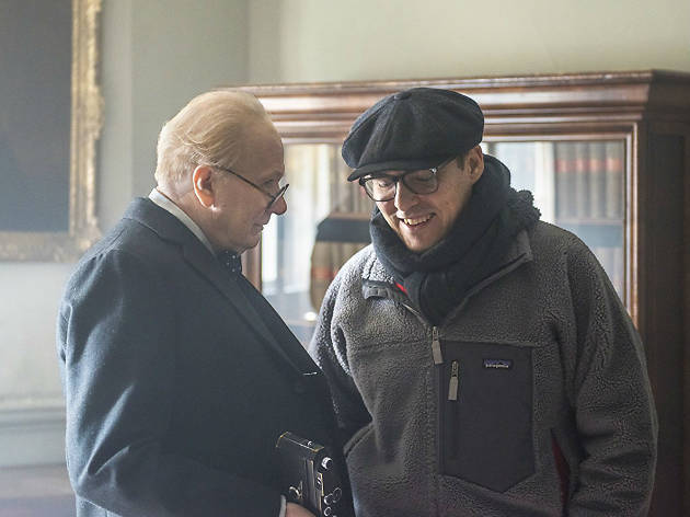 Joe Wright y Gary Oldman en Las horas más oscuras Joe Wright y Gary Oldman en Las horas más oscuras