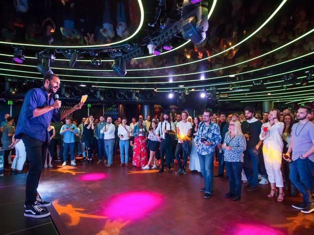 Audience and host at 2018 Time Out Sydney Bar Awards Audience and host at 2018 Time Out Sydney Bar Awards