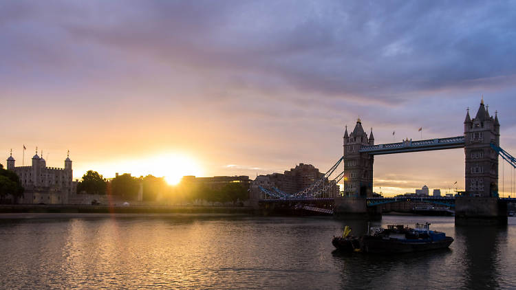 London, sunrise