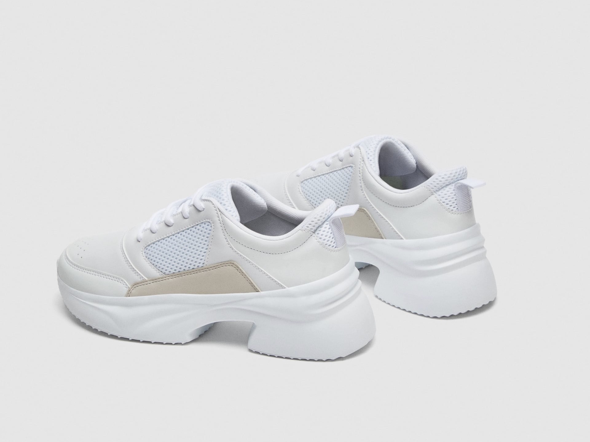 all white dad shoes