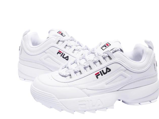 white fila dad shoes