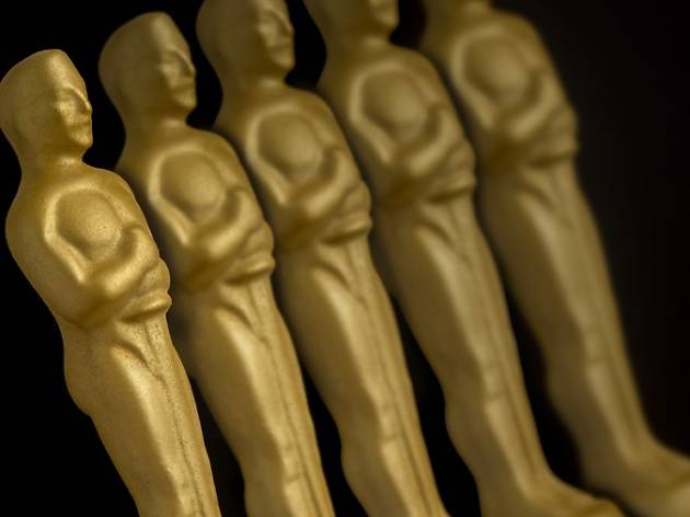 Estatuilla del Oscar con oro y chocolate de Qué Bo! Estatuilla del Oscar con oro y chocolate de Qué Bo!