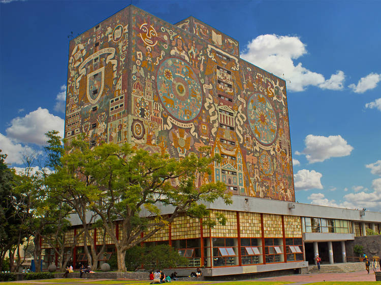 La biblioteca central de Ciudad Universitaria