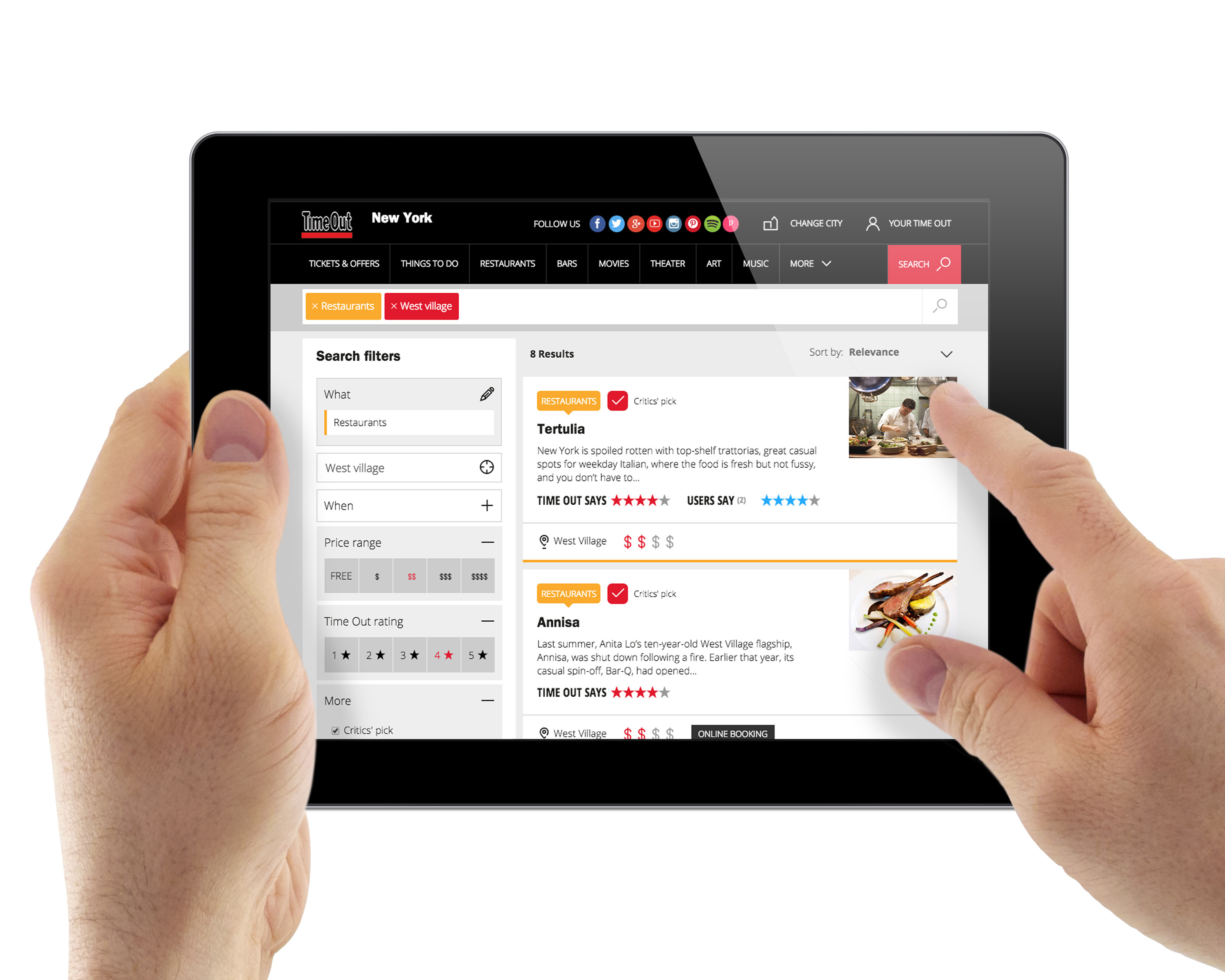 Timeout Platform Time Out launches new business platform: Get Listed in New York