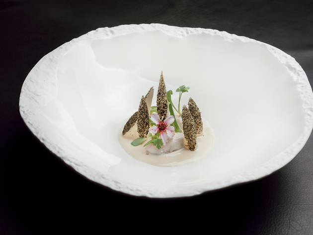 Ostra com salsifis LAB Sergi Arola