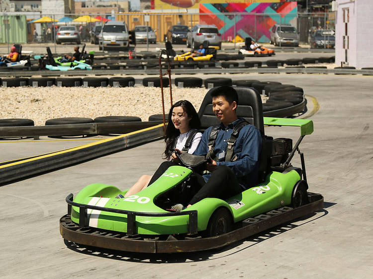 Unleash your inner speed demon go karting in NYC