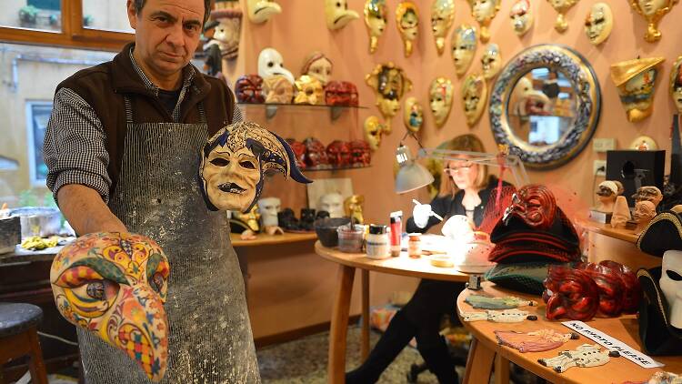 Papier Maché, shop, Venice