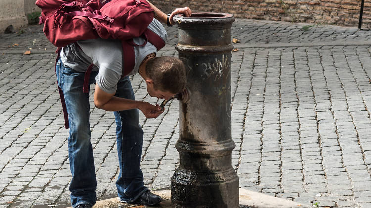 Enjoy free-flowing water