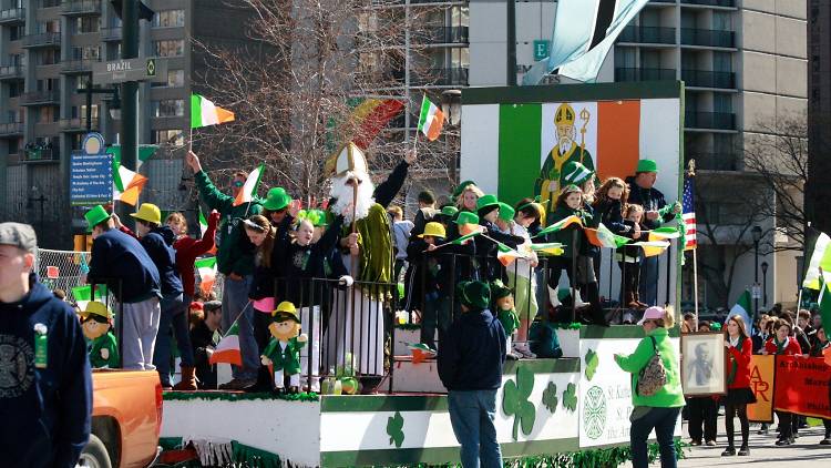 The St. Patrick's Day Parade has been going on in Philadelphia since the 1700s.