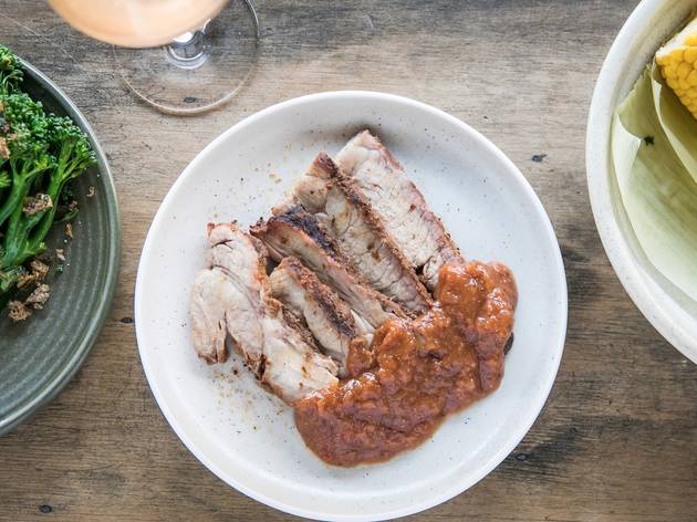 Pork and corn at Cornersmith Marrickville