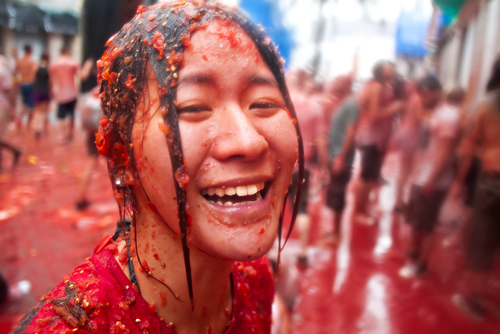 Tomatina en Buñola