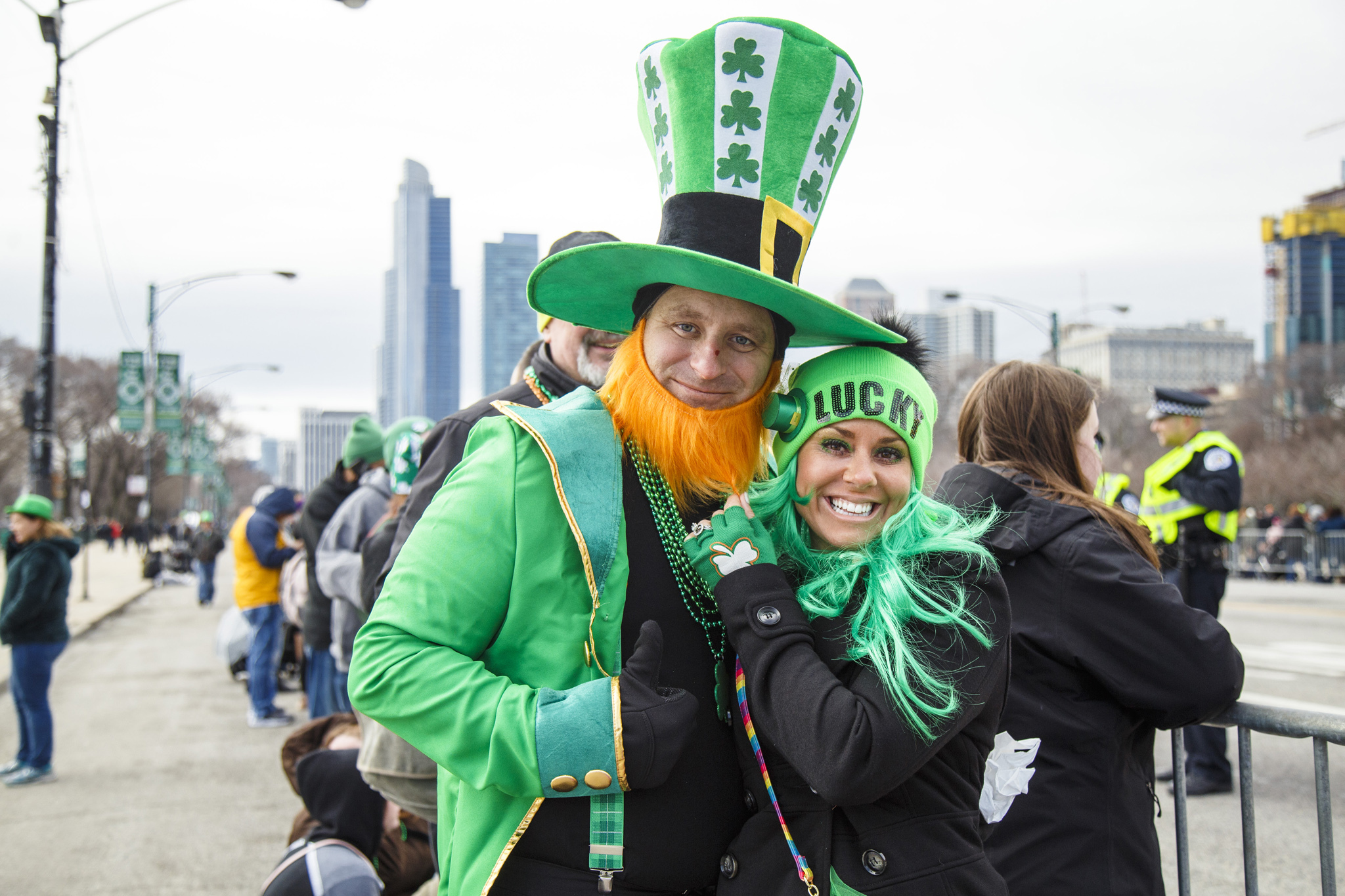 Chicago’s St. Patrick’s Day parade and river dyeing turned the city green