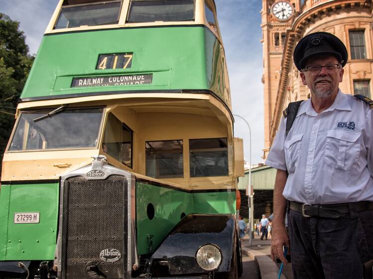 Bus people at Sydney Bus Museum