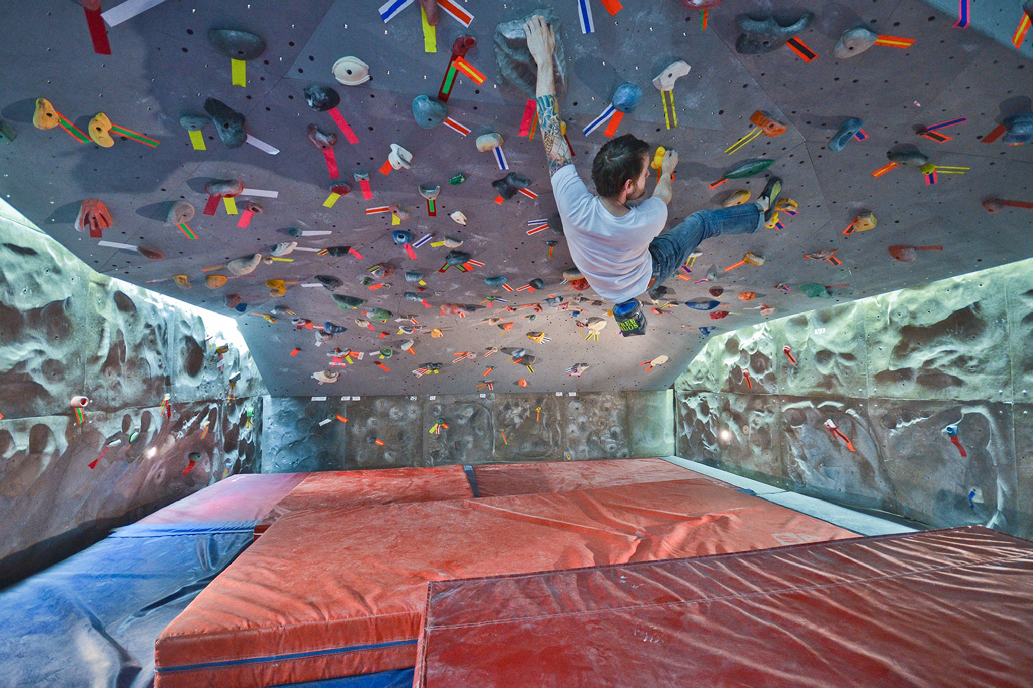 rock climbing gym