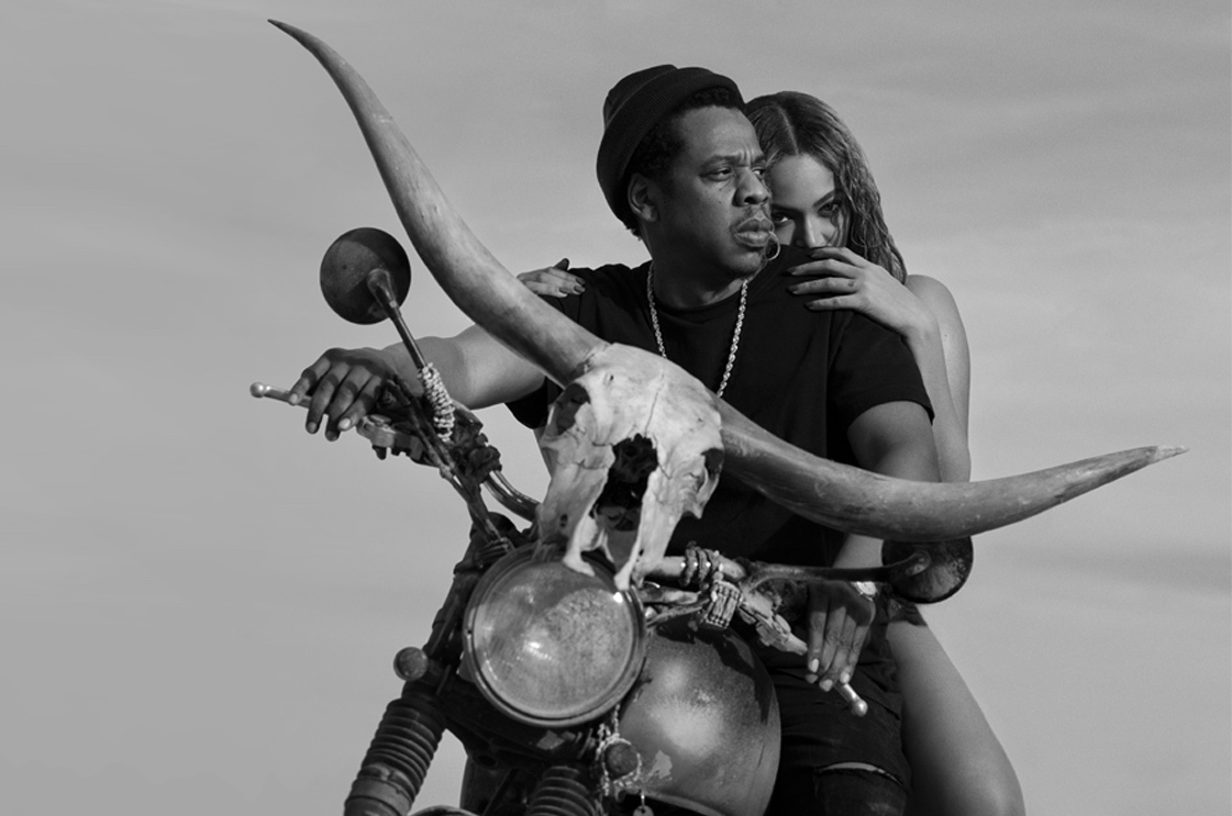 jay z and beyonce black and white