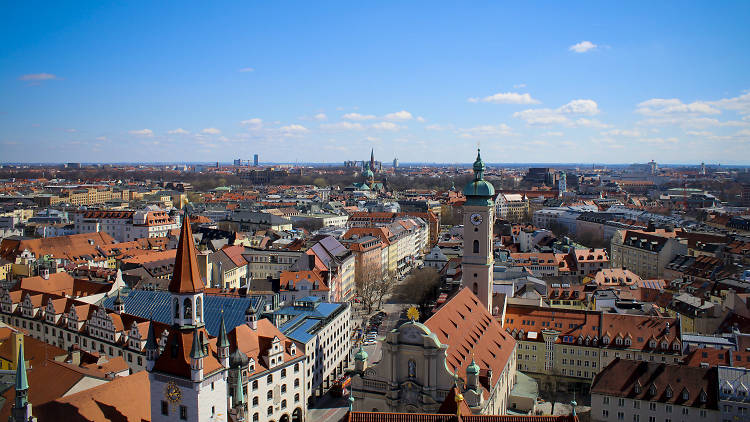 The most beautiful buildings in Munich