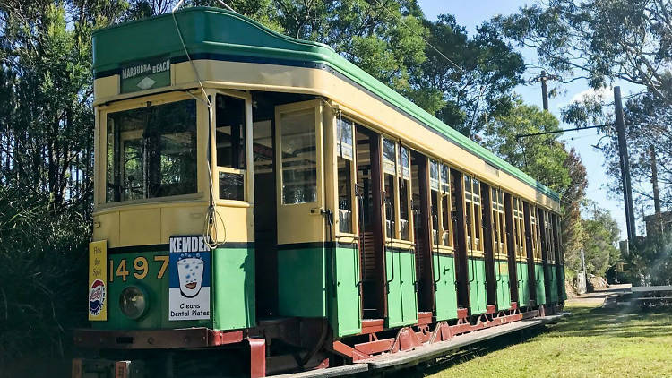 Old Sydney tram outside