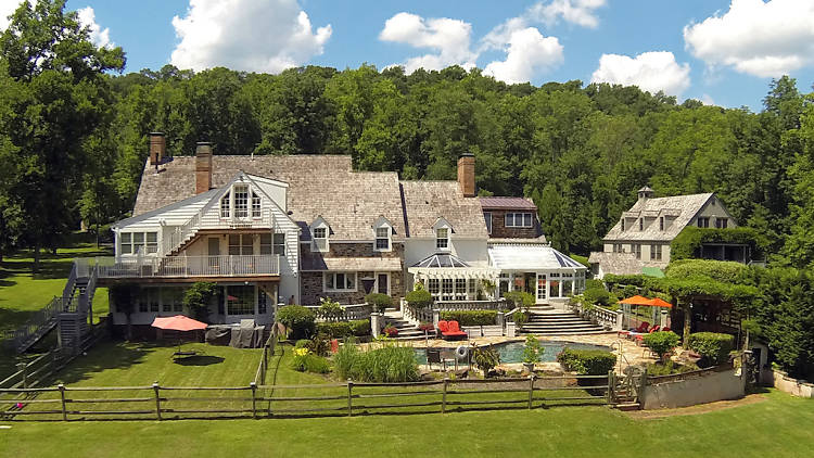 The Inn at Bowman's Hill is a sprawling bed and breakfast in New Hope, PA