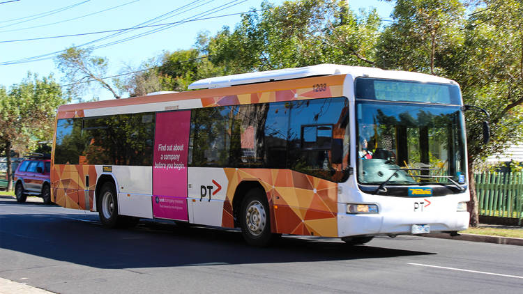 Melbourne PTV bus