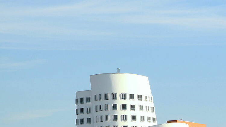 Neue Zollhof (aka, the Gehry Buildings)