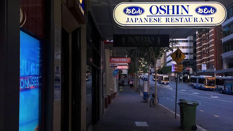 Outside Oshin Restaurant 