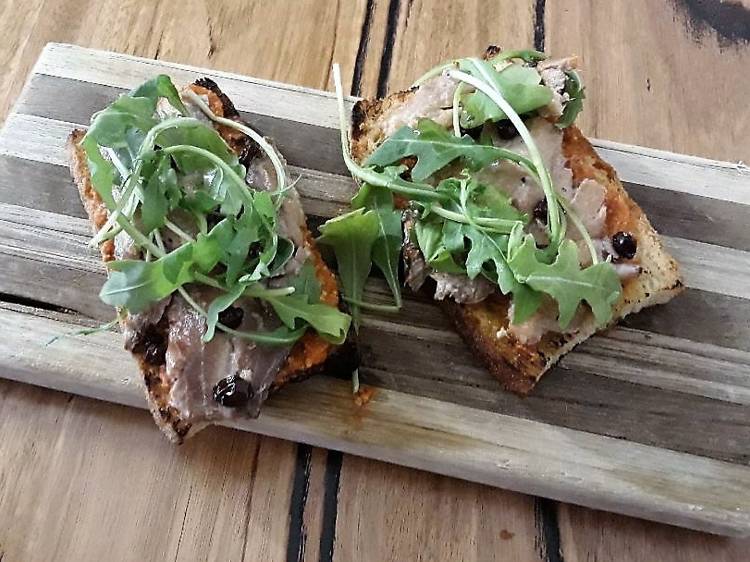 Smoked Port Lincoln sardines at Gilbert Street Hotel, $13.50