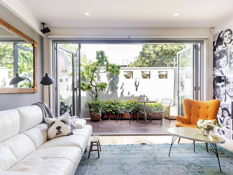 The renovated Victorian terrace in Parkville