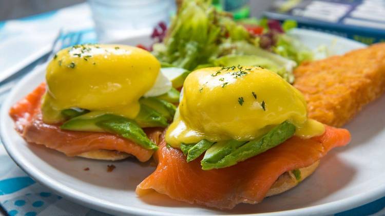 Eggs Benedict at Brunch Club