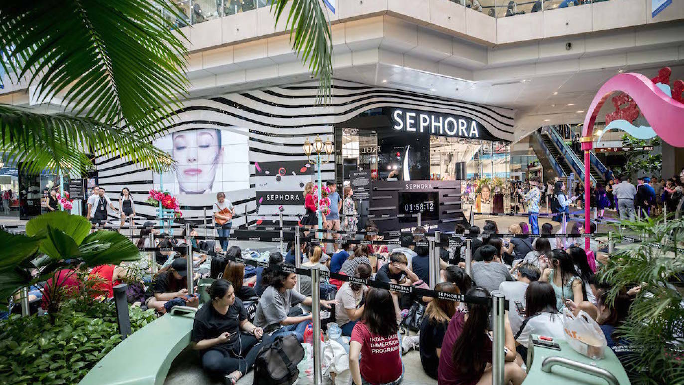 Sephora at Westgate Shopping in Jurong East, Singapore