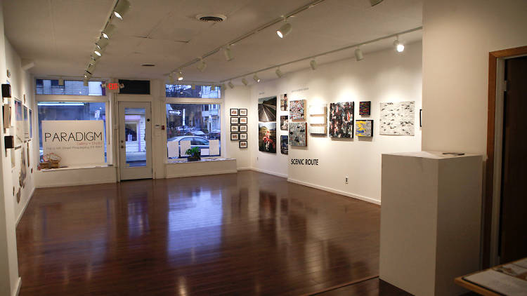 Paradigm Gallery + Studio sits on the popular Fabric Row corridor in Queen Village