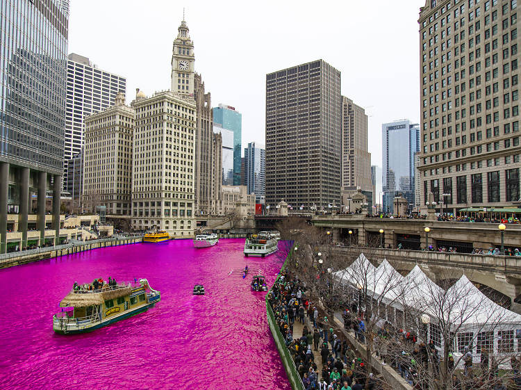 A pink river for Easter