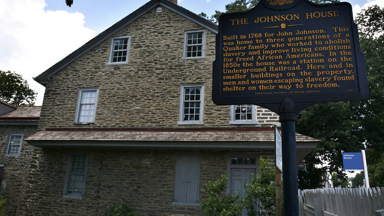 The Johnson House Historic Site in Germantown was a stop on the Underground Railroad
