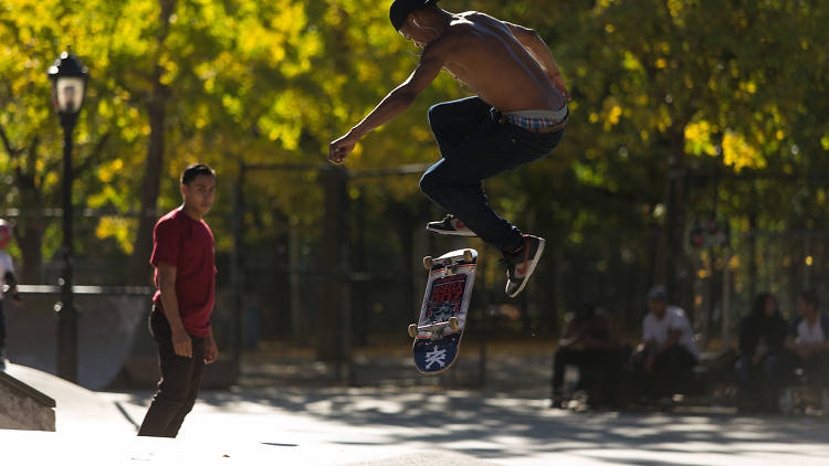 Skateboarding New York City