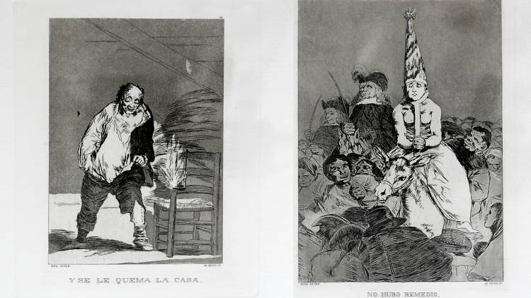 Imagen de la serie Los caprichos de Goya en México