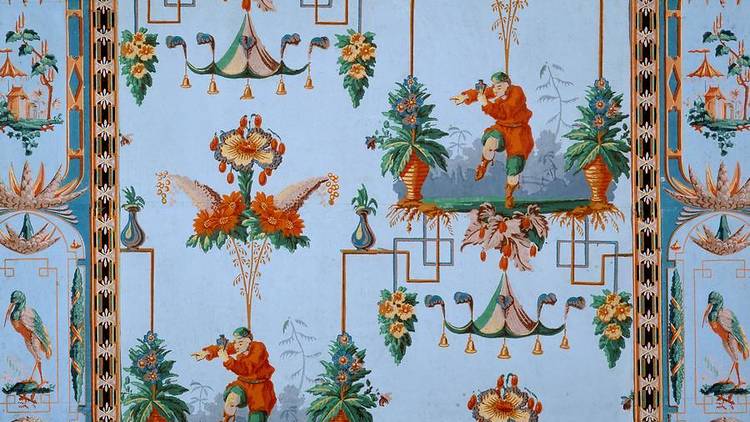 J. B. Reveillon, Chinoiserie patterned wallpaper, 1789-95