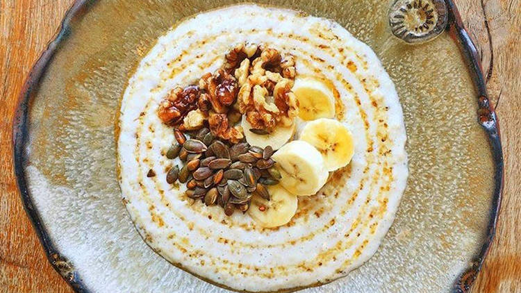 Maple and pecan at Duck & Waffle