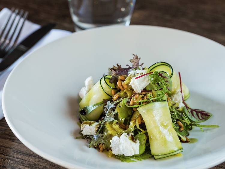 Insalata di cavolo e zucchine at Bucci, $11