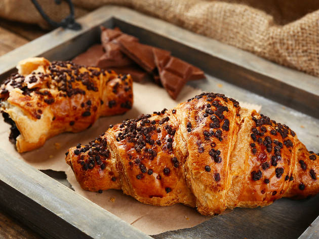 Croissant de xocolata Croissant de xocolata