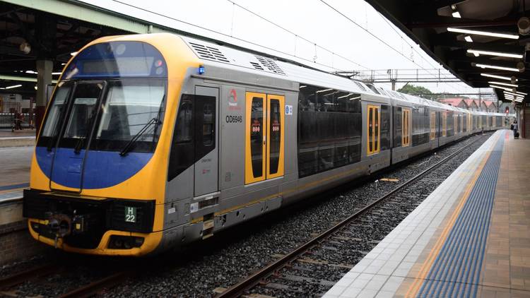 Suburban Sydney Train