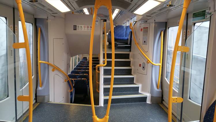 Inside Sydney Train